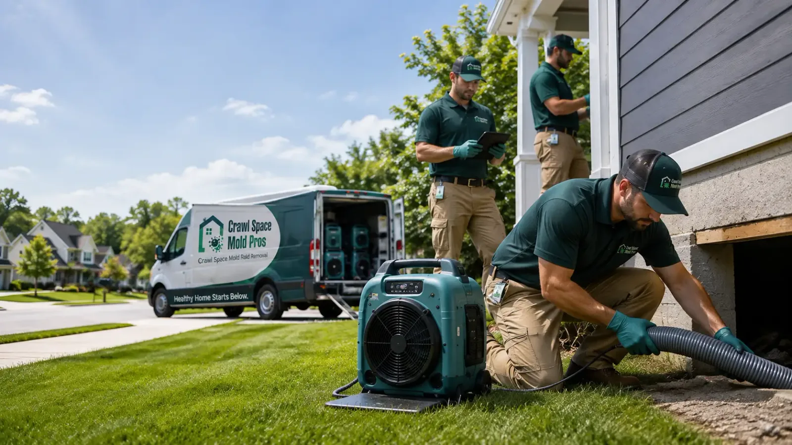 Crawl Space Mold Removal in Alleman, IA